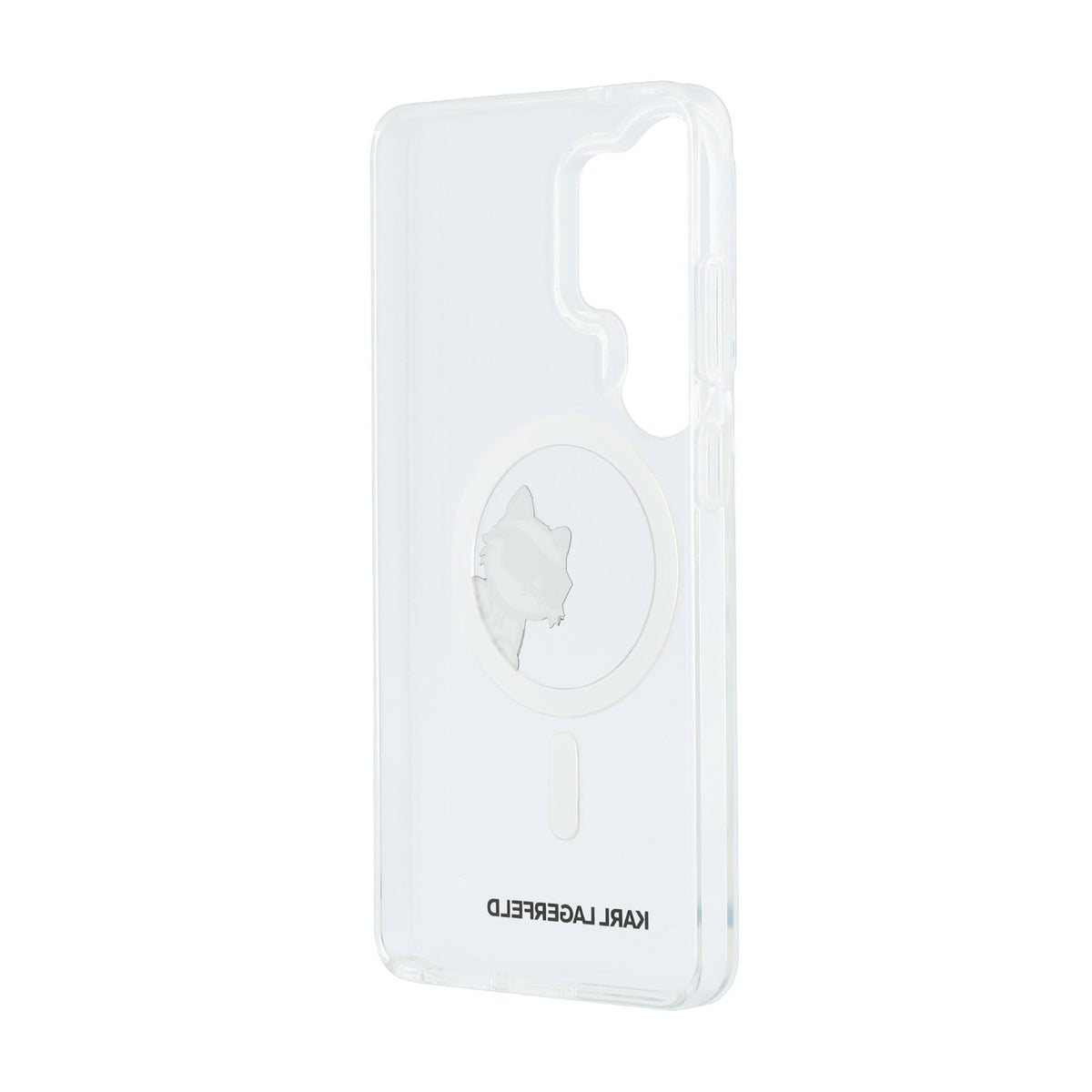 Karl Lagerfeld IML Choupette Peekaboo Logo Magnetic Case for Samsung Galaxy S26 Ultra Transparent