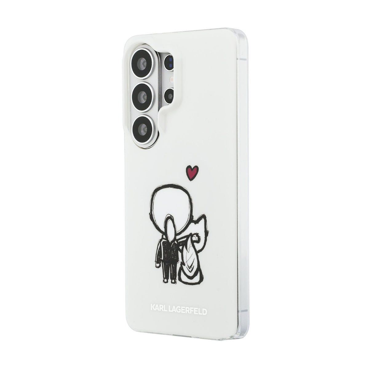 Karl Lagerfeld IML K&CH Back Logo Magnetic Case for Samsung Galaxy S26 Ultra Transparent