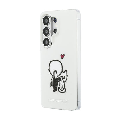 Karl Lagerfeld IML K&CH Back Logo Magnetic Case for Samsung Galaxy S26 Ultra Transparent