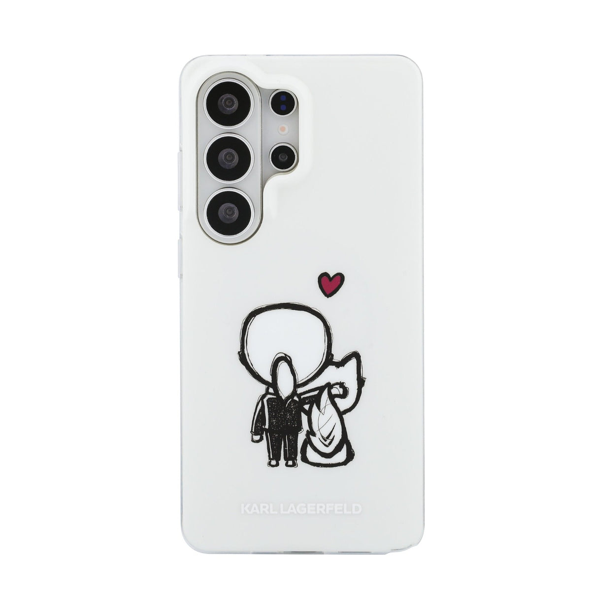 Karl Lagerfeld IML K&CH Back Logo Magnetic Case for Samsung Galaxy S26 Ultra Transparent