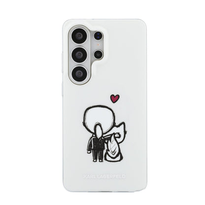 Karl Lagerfeld IML K&CH Back Logo Magnetic Case for Samsung Galaxy S26 Ultra Transparent