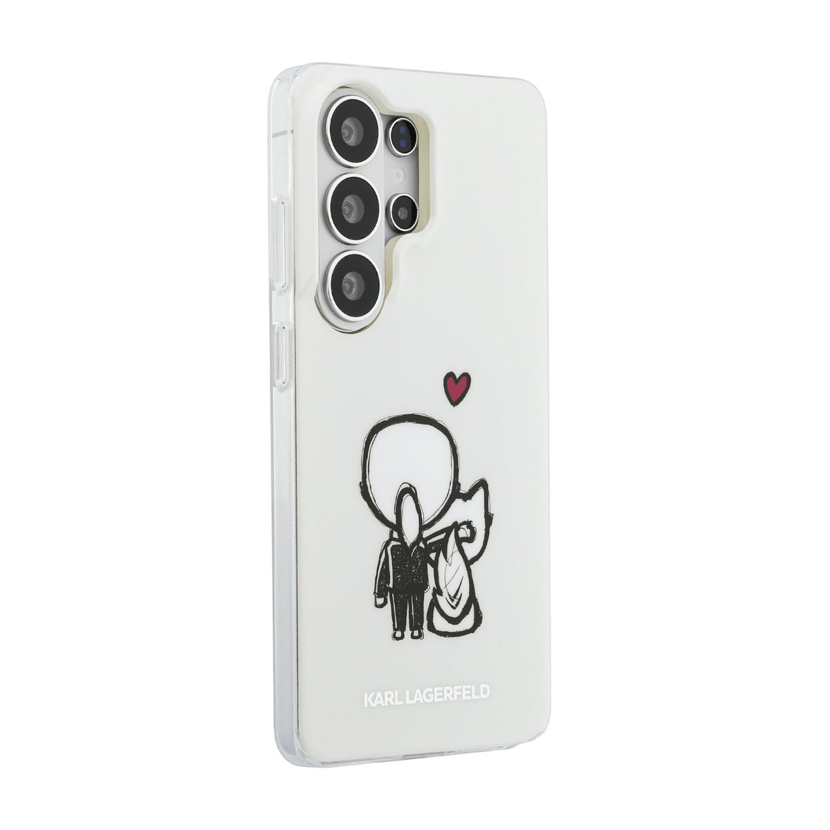 Karl Lagerfeld IML K&CH Back Logo Magnetic Case for Samsung Galaxy S26 Ultra Transparent