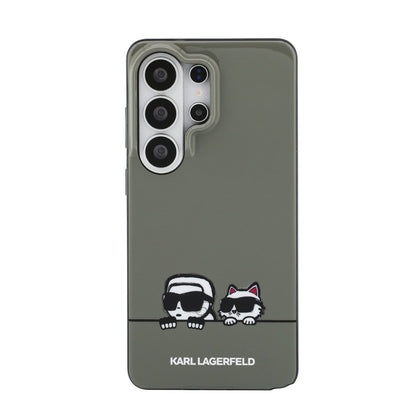 Karl Lagerfeld IML K&CH Peekaboo Logo Magnetic Case for Samsung Galaxy S26 Ultra Black