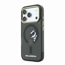 Karl Lagerfeld IML Choupette Peekaboo Magsafe Case for iPhone 18 Pro Black
