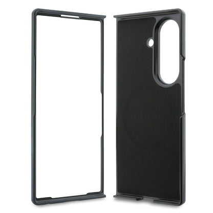 Guess PU Leather 4G Magnetic Case for Samsung Galaxy Z Fold 8 Ultra Black