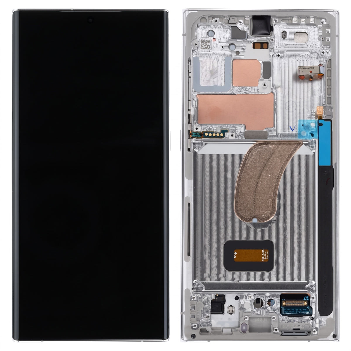 Samsung S918 Galaxy S23 Ultra 5G (2023) LCD Sky Blue /Lime - GH82-30465G / GH82-30466G [Service Pack]